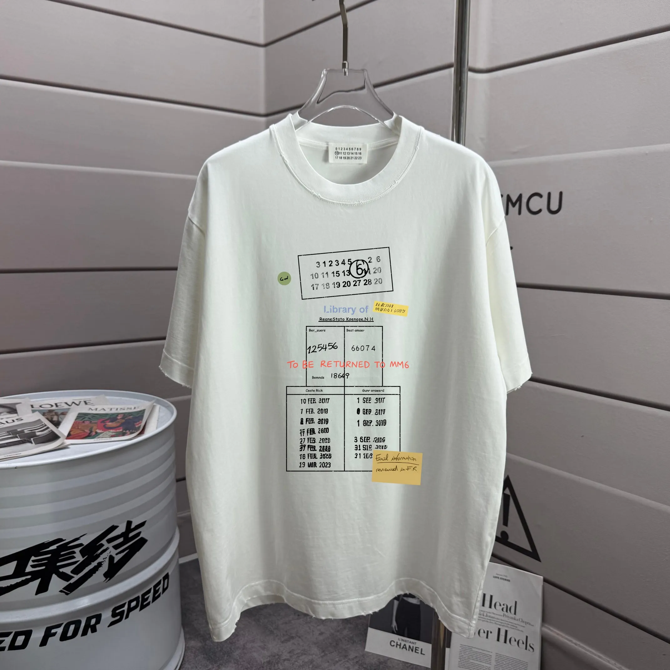 # MM 6 *2026 New Arrival 320 tee Same Style : Size :S M L XL XXL Size： S （90-130 ） M （120-150 ） L （140-165 ） XL （160-180 ） XXL （180-210 ）
